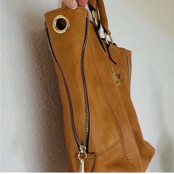 APT. 9 Camel w/Gold Hardware Handbag - Picture 3 of 6